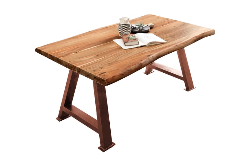 Matbord Raital 160x85 cm - Flerfärgad/Brun/Akacia - Möbler - Bord & matgrupp - Matbord & köksbord