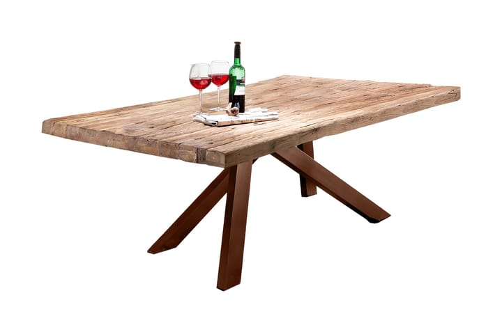 Matbord Raital 180x100 cm - Återvunnen Teak/Brun - Möbler - Bord & matgrupp - Matbord & köksbord