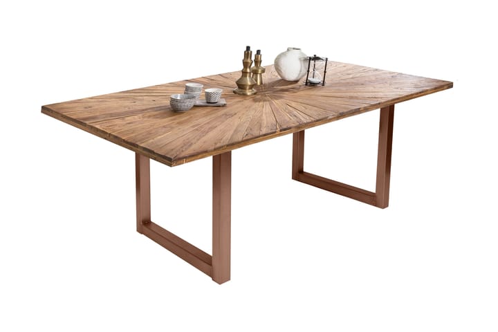 Matbord Raital 220 cm - Återvunnen Teak/Brun - Möbler - Bord & matgrupp - Matbord & köksbord