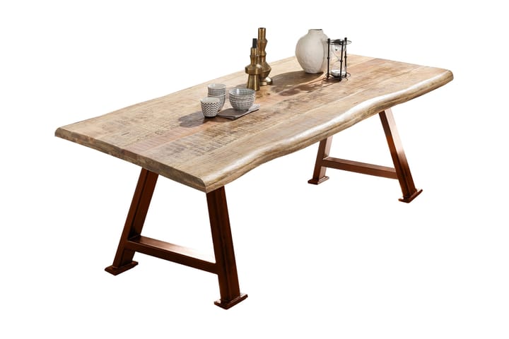 Matbord Raital 220 cm - Trä/natur/Brun - Möbler - Bord & matgrupp - Matbord & köksbord