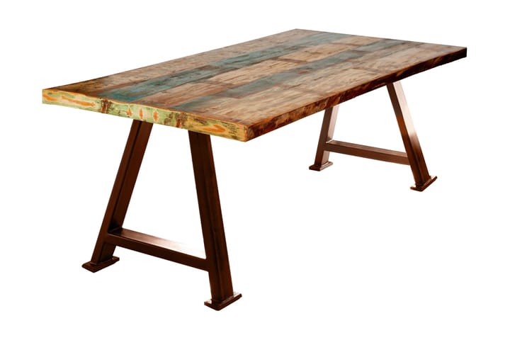 Matbord Raital 240 cm - Återvunnet Trä/Flerfärgad/Brun - Möbler - Bord & matgrupp - Matbord & köksbord