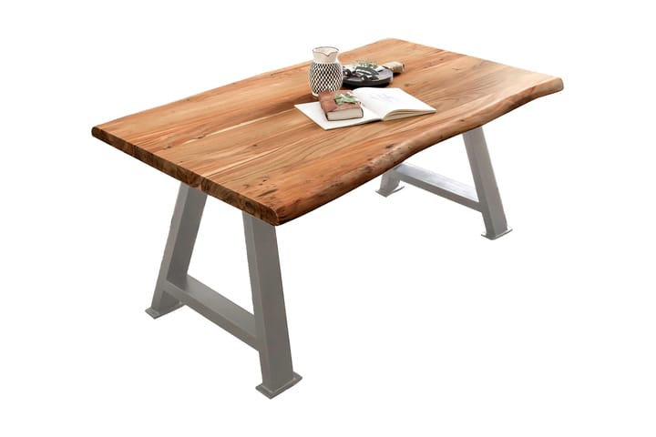 Matbord Raital 240 cm - Akacia/Silver - Möbler - Bord & matgrupp - Matbord & köksbord