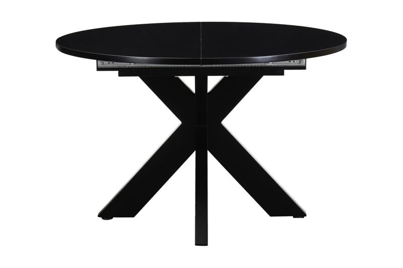 Matbord Redex Runt 120 cm Förlängningsbart - Svart - Möbler - Bord & matgrupp - Matbord & köksbord