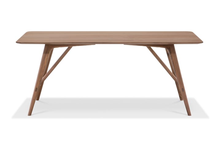 Matbord Skagana 180 cm Massiv Valnöt - Brun - Möbler - Bord & matgrupp - Kontorsbord - Skrivbord - Hörnskrivbord