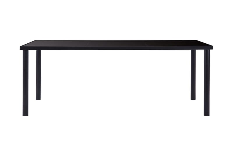 Matbord svart 200x100x75 cm härdat glas - Svart - Möbler - Bord & matgrupp - Matbord & köksbord