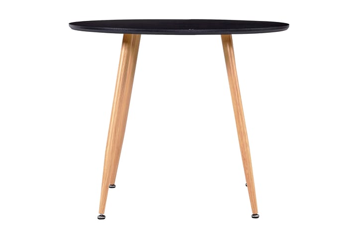 Matbord svart och ek 90x73,5 cm MDF - Svart - Möbler - Bord & matgrupp - Matgrupp