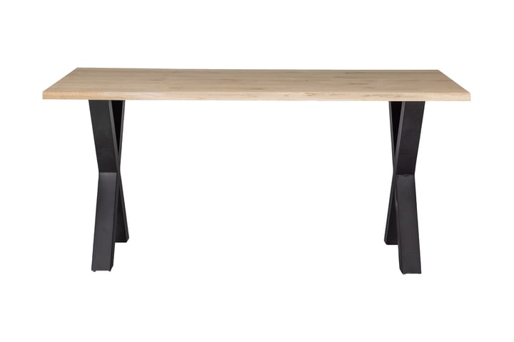 Matbord Tuor A-Formade Ben 160 cm - Ek/Svart - Möbler - Bord & matgrupp - Matbord & köksbord