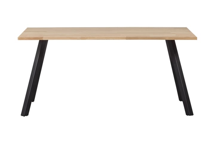 Matbord Tuor A-Formade Ben 160 cm Obehandlat - Ek/Svart - Möbler - Bord & matgrupp - Matbord & köksbord