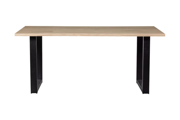 Matbord Tuor U-Formade Ben 160 cm - Ek/Svart - Möbler - Bord & matgrupp - Matbord & köksbord