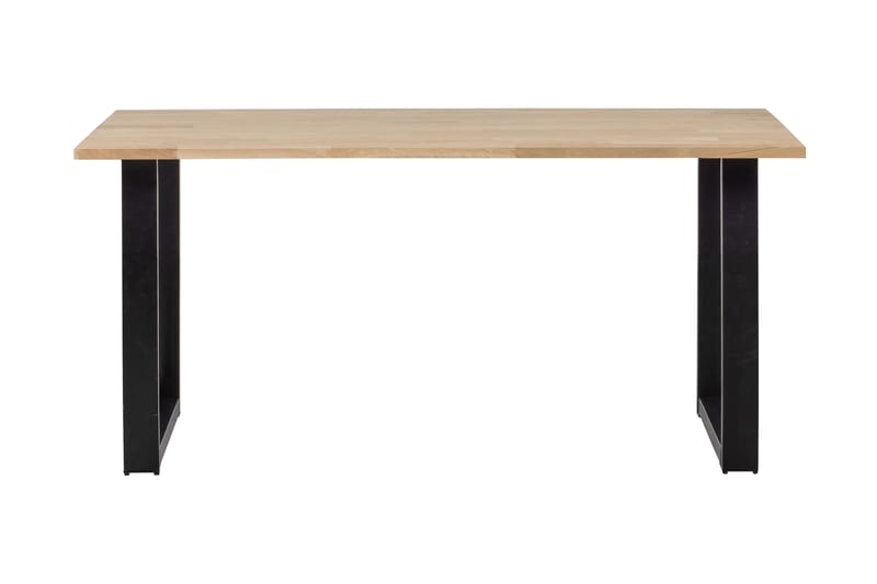 Matbord Tuor U-Formade Ben 180 cm Obehandlat - Ek/Svart - Möbler - Bord & matgrupp - Matbord & köksbord