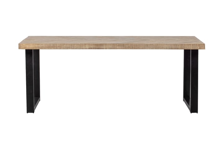 Matbord Tuor U-Formade Ben 180 cm - Spetskypert/Natur/Svart - Möbler - Bord & matgrupp - Matbord & köksbord