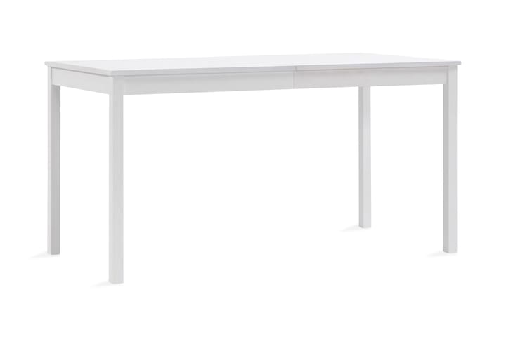 Matbord vit 140x70x73 cm furu - Vit - Möbler - Bord & matgrupp - Matbord & köksbord