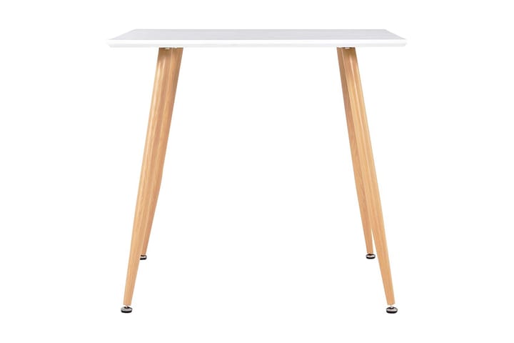 Matbord vit och ek 80,5x80,5x73 cm MDF - Vit - Möbler - Bord & matgrupp - Matbord & köksbord