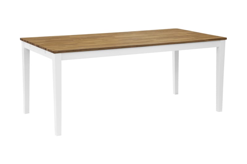 Matbord Wimar Förlängningsbart 180 cm - Natur|Vit - Möbler - Bord & matgrupp - Matbord & köksbord