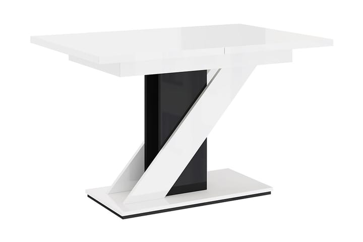 Matbord Yayla 120 cm - Vit/Svart - Möbler - Bord & matgrupp - Matbord & köksbord