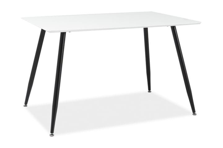 Matbord Zimbru 120 cm - Vit/Svart - Möbler - Bord & matgrupp - Matbord & köksbord