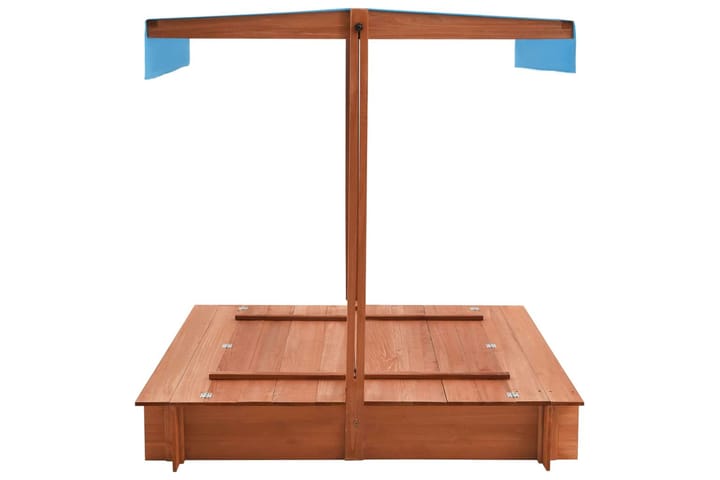 Sandlåda med tak granträ 122x120x123 cm - Brun - Möbler - Bord & matgrupp - Matbord & köksbord