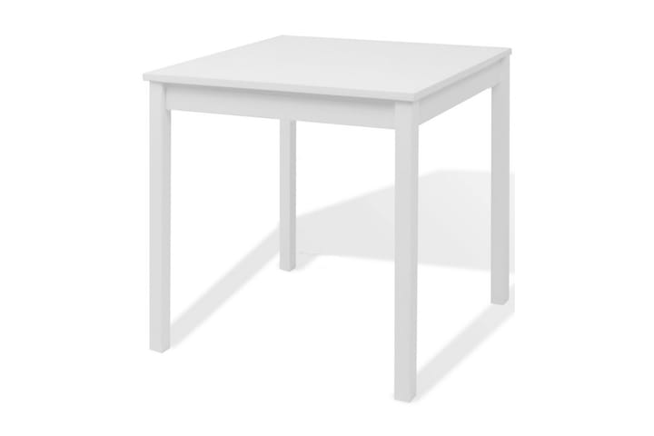 Matbord och stolar 3 delar furu vit - Vit - Möbler - Bord & matgrupp - Matgrupp