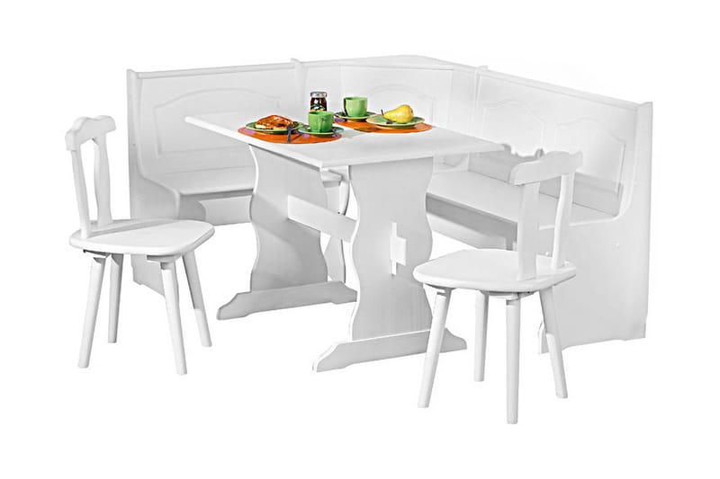 Matgrupp Ejder Vit - Vit - Möbler - Bord & matgrupp - Kontorsbord - Skrivbord - Hörnskrivbord