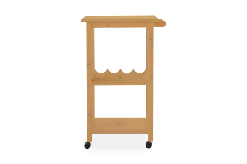 Rullbord Anniston 50 cm - Brun - Möbler - Bord & matgrupp - Avlastningsbord & sidobord - Sängbord & nattduksbord