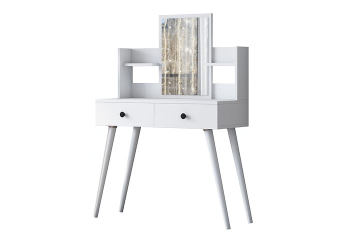 Sminkbord Junji 89,8x111,8 cm Vit - Hanah Home - Möbler - Bord & matgrupp - Sminkbord & toalettbord
