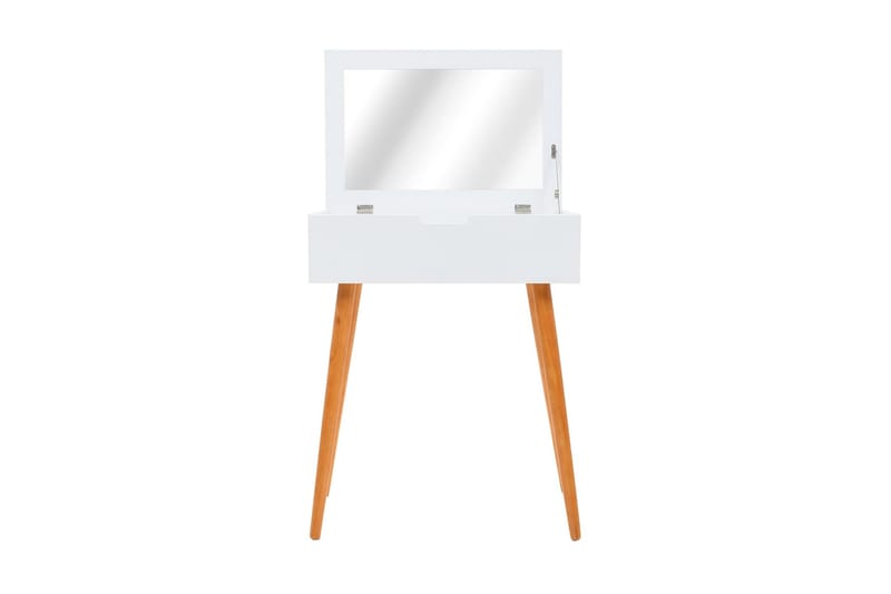 Sminkbord med spegel MDF 60x40x75 cm - Vit - Möbler - Bord & matgrupp - Sminkbord & toalettbord