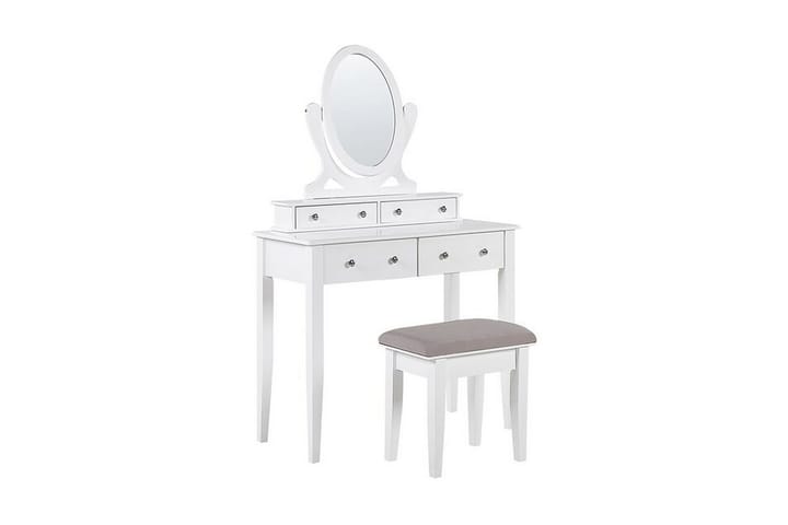 Toalettbord Surchaud 90 cm - Vit - Möbler - Bord & matgrupp - Sminkbord & toalettbord