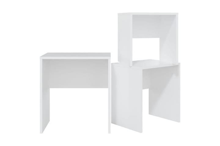 Satsbord 3 st vit spånskiva - Vit - Möbler - Bord & matgrupp - Soffbord