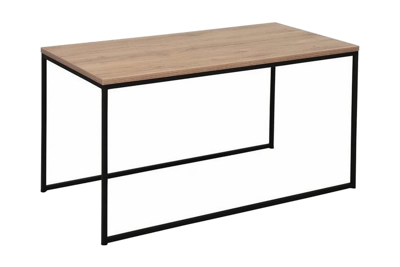 Satsbord Gadek 100 cm 2 Bord - Valnötsbrun/Svart - Möbler - Bord & matgrupp - Soffbord