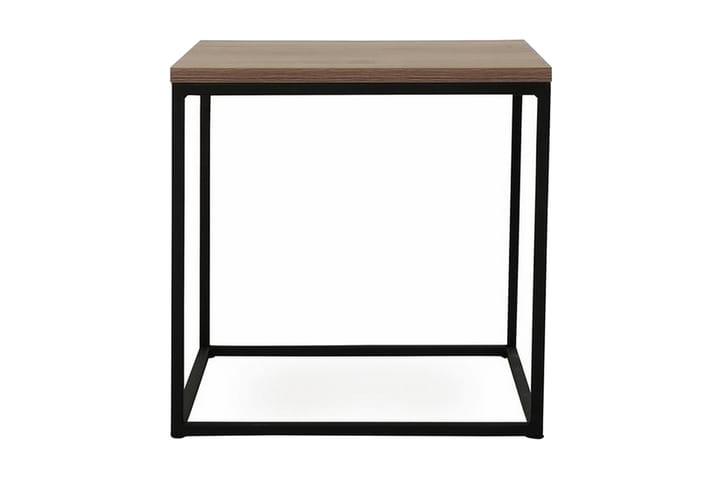 Satsbord Gadek 100 cm 2 Bord - Valnötsbrun/Svart - Möbler - Bord & matgrupp - Soffbord