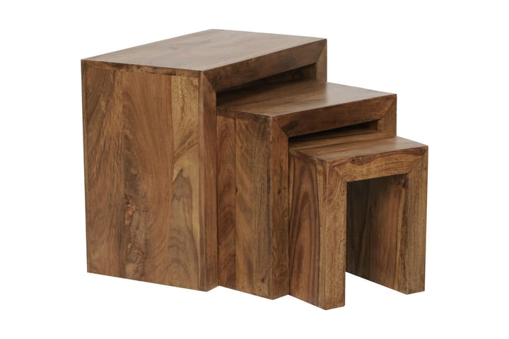 Satsbord Kutter 3-pack - Trä|natur - Möbler - Bord & matgrupp - Avlastningsbord & sidobord