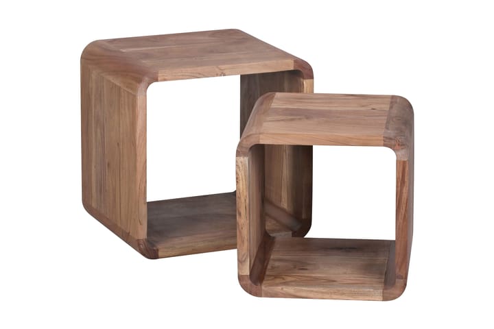 Satsbord Samijah 36 cm 2 Bord - Akacia - Möbler - Bord & matgrupp - Kontorsbord - Skrivbord - Hörnskrivbord