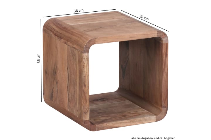Satsbord Samijah 36 cm 2 Bord - Akacia - Möbler - Bord & matgrupp - Soffbord