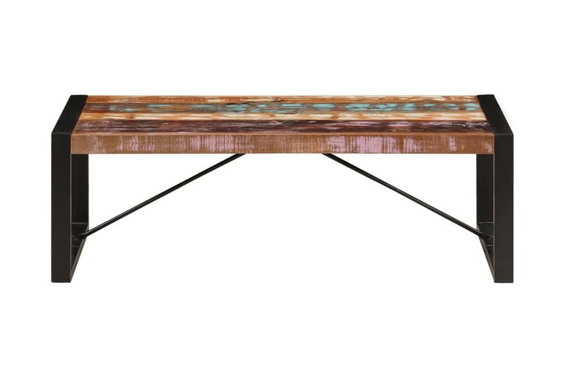 Soffbord 120x60x40 cm massivt återvunnet trä - Flerfärgad - Möbler - Bord & matgrupp - Soffbord