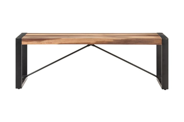 Soffbord 120x60x40 cm massivt trä med sheshamfinish - Brun - Möbler - Bord & matgrupp - Soffbord