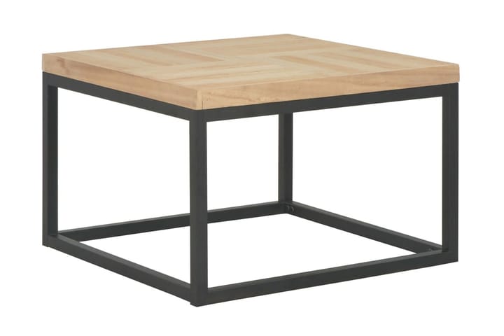 Soffbord 50x50x33,5 cm massivt trä - Beige - Möbler - Bord & matgrupp - Soffbord