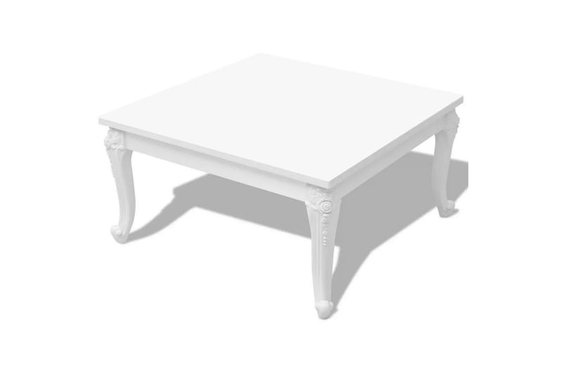 Soffbord 80x80x42 cm vit högglans - Vit - Möbler - Bord & matgrupp - Soffbord
