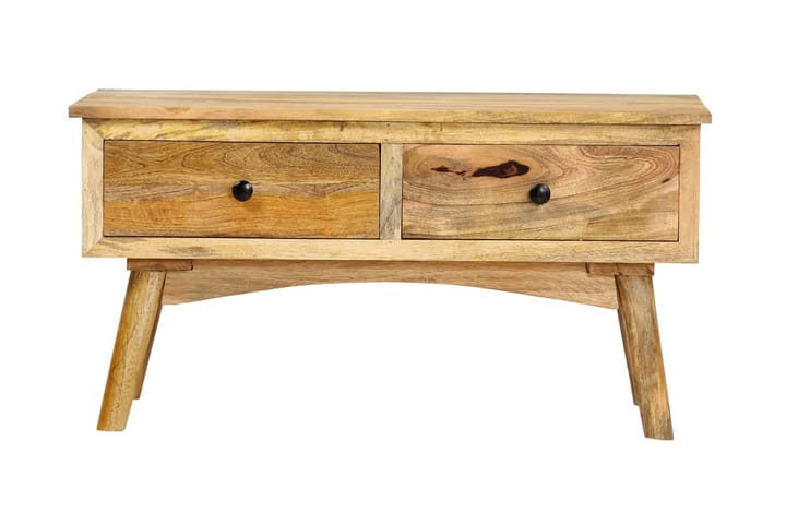 Soffbord 82x52x42 cm massivt mangoträ - Brun - Möbler - Bord & matgrupp - Soffbord