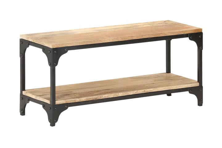 Soffbord 90x30x40 cm massivt mangoträ - Brun - Möbler - Bord & matgrupp - Soffbord