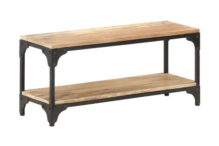Soffbord 90x30x40 cm massivt mangoträ - Brun - Möbler - Bord & matgrupp - Soffbord