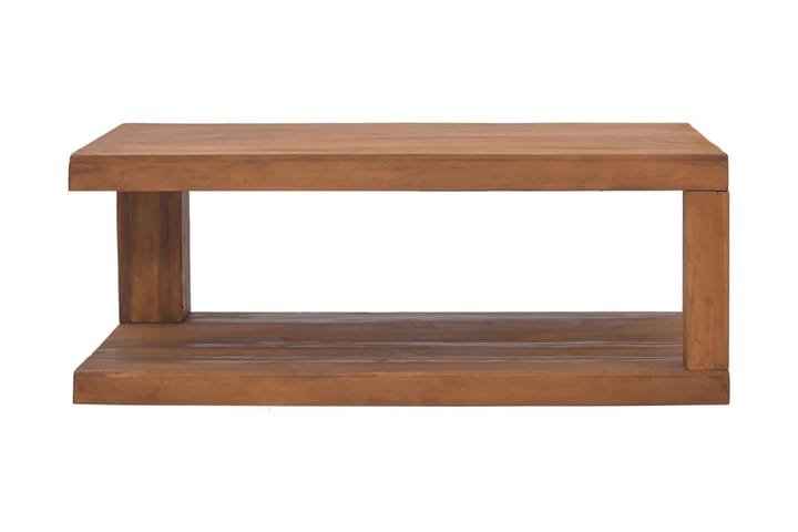 Soffbord 90x50x35 cm massiv teak - Valnötsbrun - Möbler - Bord & matgrupp - Soffbord