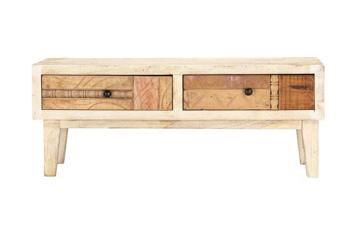 Soffbord 90x50x35 cm massivt återvunnet trä - Brun - Möbler - Bord & matgrupp - Soffbord