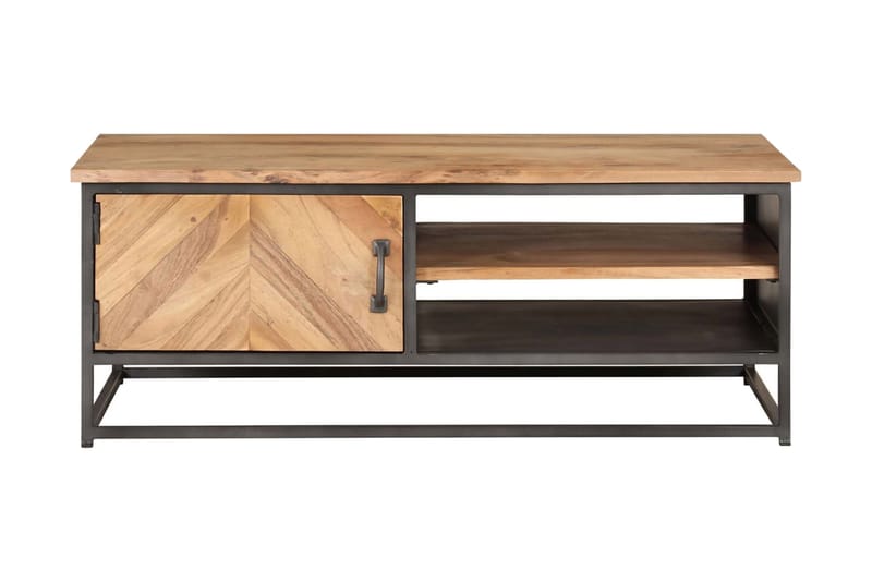 Soffbord 90x50x35 cm massivt akaciaträ - Brun - Möbler - Bord & matgrupp - Soffbord
