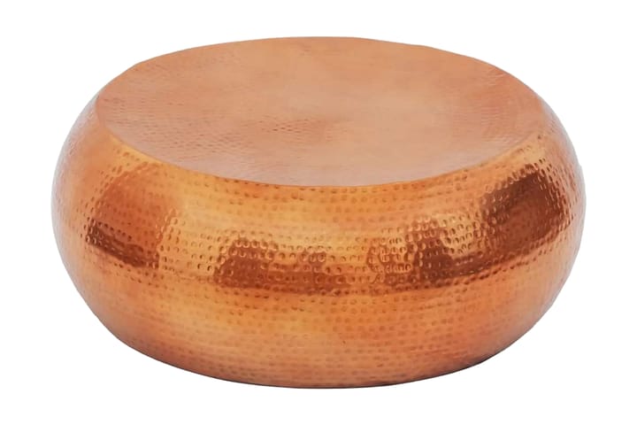 Soffbord av hamrad aluminium mässing/kopparfärg - Guld - Möbler - Bord & matgrupp - Soffbord