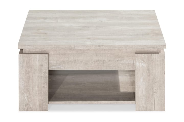 Soffbord Barlow 80 cm med Förvaring Hylla - Natur/Beige - Möbler - Bord & matgrupp - Soffbord