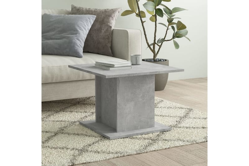 Soffbord betonggrå 55,5x55,5x40 cm spånskiva - Grå - Möbler - Bord & matgrupp - Soffbord