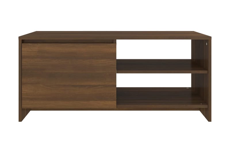 Soffbord brun ek 102x50x45 cm konstruerat trä - Brun - Möbler - Bord & matgrupp - Soffbord