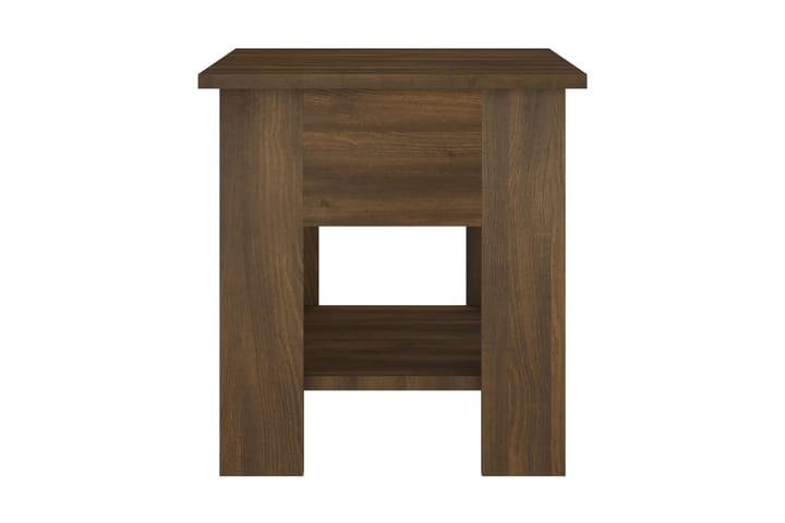 Soffbord brun ek 40x40x42 cm konstruerat trä - Brun - Möbler - Bord & matgrupp - Soffbord