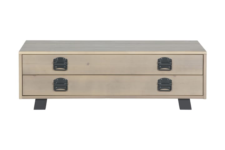 Soffbord Catemo 110 cm med Förvaring Låda - Beige/Grå - Möbler - Barnmöbler - Förvaring barnrum - Leksaksförvaring