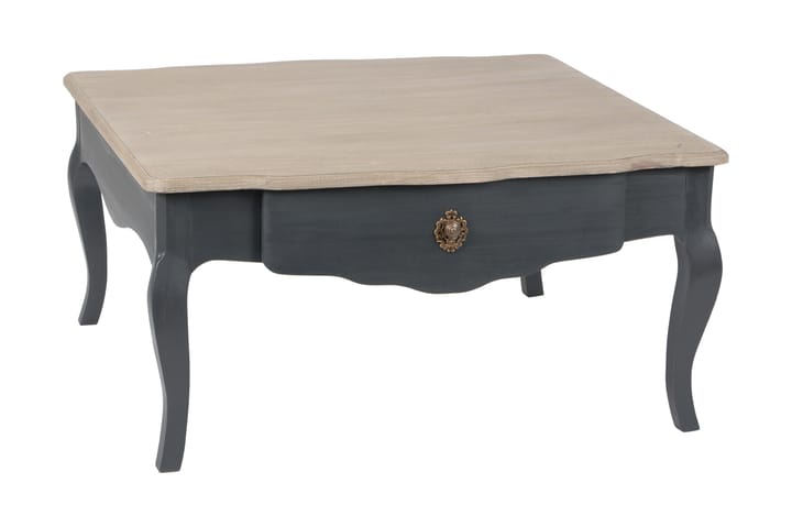 Soffbord Celestun 90 cm med Förvaring Låda - Svart/Trä/Natur - Möbler - Bord & matgrupp - Soffbord